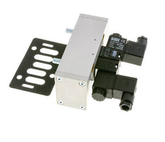 5/3 ISO 5599-3 Center Closed Solenoid Valve 24V DC 3-10bar/42-140psi Airtec