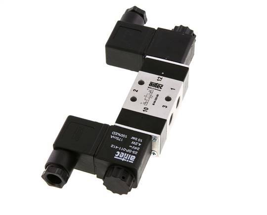 3/2 G1/8'' Bistable Solenoid Valve 115V AC 2.5-10bar/35.0-140psi Airtec