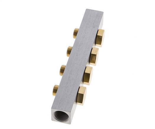 Colector 4 estaciones 3/2 5/2 5/3 vías Airtec M04/P04