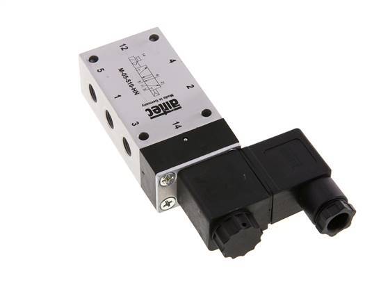 válvula solenoide 5/2 G1/8'' 24V AC 2-10bar/28-140psi Airtec