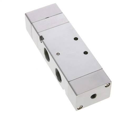 5/3 G1/2'' (G1/8'') Válvula piloto de aire de centro de presión 1.5-8bar/21.0-112psi E.MC