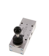 5/3 G1/8'' Center Closed Hand Lever Valve 0-10bar/0-140psi Airtec