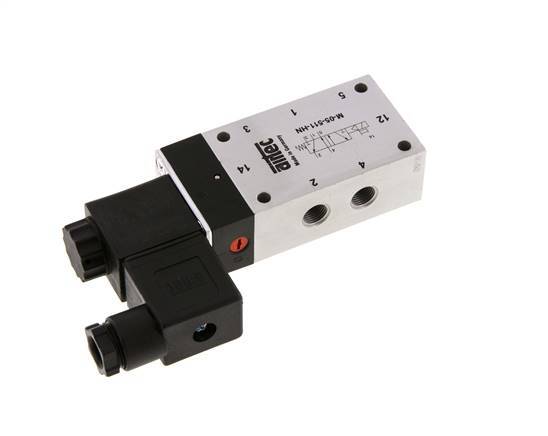 válvula solenoide 5/2 G1/8'' 230V AC 3-10bar/42-140psi Airtec