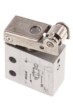 3/2 M5 NO Válvula de palanca de rodillo 2-10bar/28-140psi