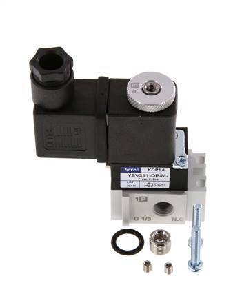 3/2 G1/8'' M5 (M5) Válvula solenoide NC 230V AC 0-8bar/0-112psi YPC
