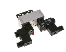 5/3 ISO 5599-1 Center Closed Solenoid Valve 12V DC 3-10bar/42-140psi Airtec