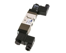 5/3 G1/4'' (G1/8'') Válvula solenoide de centro cerrado 24V DC 2-10bar/28-140psi YPC