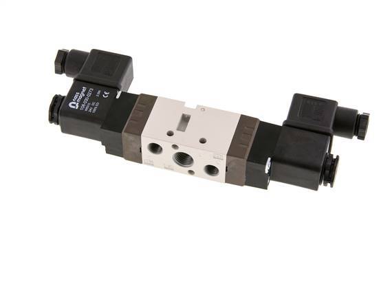 5/2 G1/4'' (G1/8'') Válvula solenoide biestable 115V AC 1.5-10bar/21.0-140psi YPC