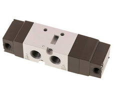 5/3 G1/4'' (G1/8'') Válvula piloto de aire de centro de presión 2-10bar/28-140psi YPC