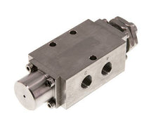 válvula de vástago 5/2 G1/4'' Acero inoxidable -0,95-12bar/-13,2-168psi