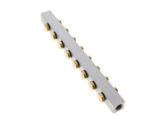 Colector 8 estaciones 3/2 5/2 5/3 vías Airtec M05/P05