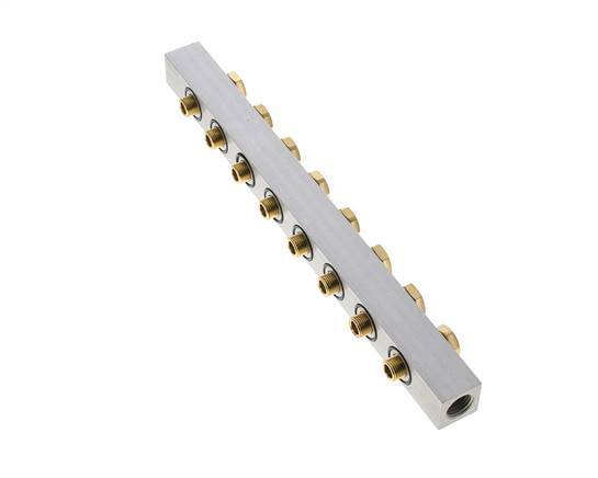 Colector 8 estaciones 3/2 5/2 5/3 vías Airtec M05/P05