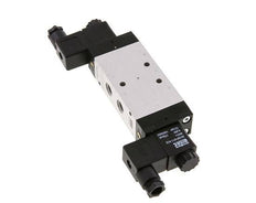 5/3 G1/4'' Center Closed Solenoid Valve 24V DC 3-10bar/42-140psi Airtec