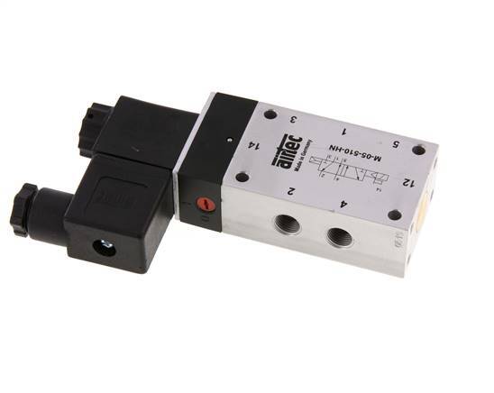 válvula solenoide 5/2 G1/8'' 24V DC 2-10bar/28-140psi Airtec