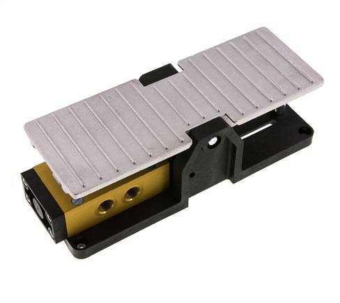 5/3 G1/4'' Detención de la válvula de pedal de escape central 2.5-10bar/35.0-140psi