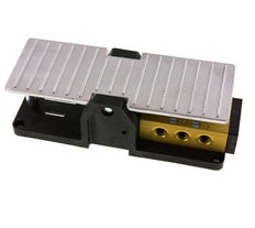 5/3 G1/4'' Detención de la válvula de pedal de escape central 2.5-10bar/35.0-140psi