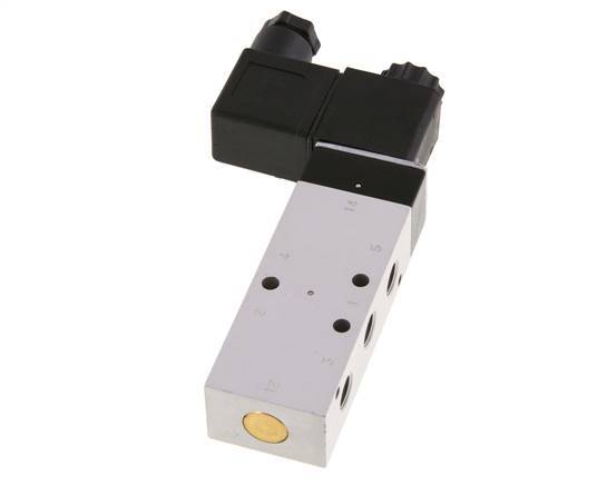 Válvula solenoide 5/2 G1/8'' 115V AC 3-10bar/42-140psi Airtec
