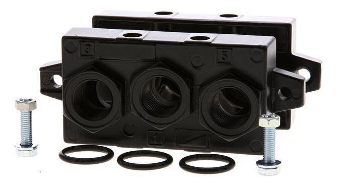 Placas finales ISO 5599-1