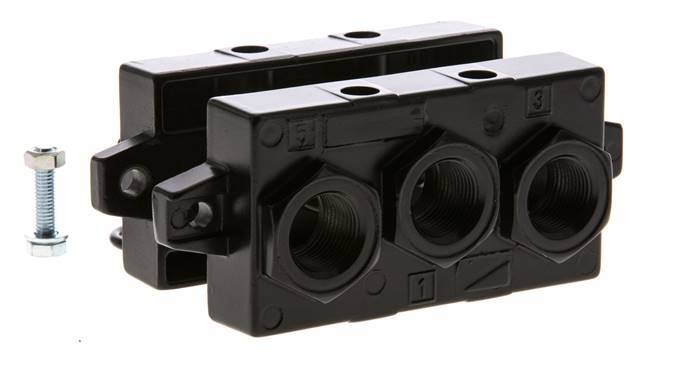 Placas finales ISO 5599-1