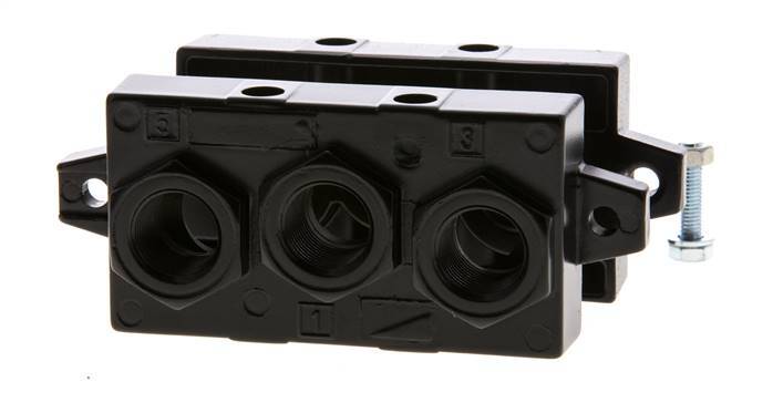 Placas finales ISO 5599-1