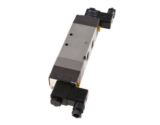 5/3 G1/2'' Válvula solenoide central de escape 12V DC 1.5-8bar/21.0-112psi E.MC