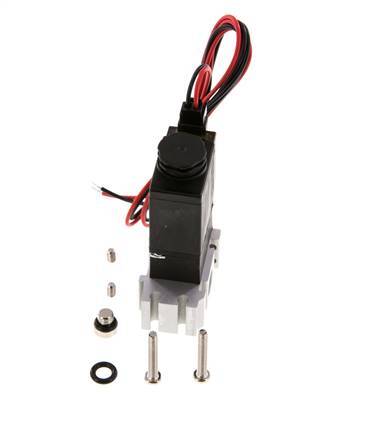 3/2 M5 NC Electroválvula 24V DC 0-8bar/0-112psi Conector de 2 polos YPC