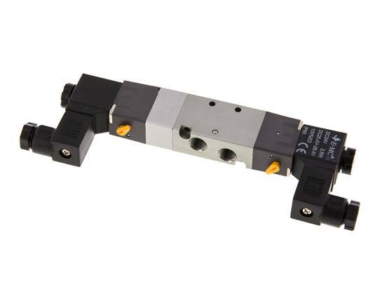 5/3 G1/8'' Válvula solenoide central de escape 230V AC 1.5-8bar/21.0-112psi E.MC