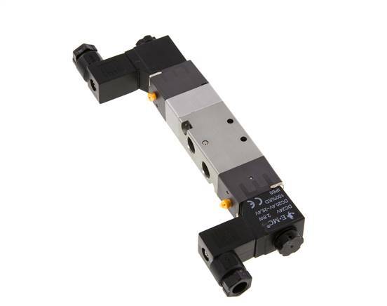 5/3 G1/8'' Válvula solenoide central de escape 230V AC 1.5-8bar/21.0-112psi E.MC