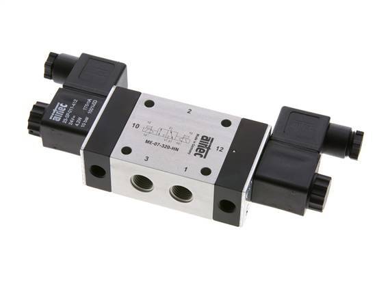 3/2 G1/4'' (G1/8'') Bistable Solenoid Valve External Pilot 230V AC 0-10bar/0-140psi Airtec