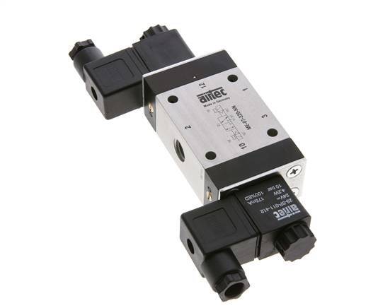 3/2 G1/4'' (G1/8'') Bistable Solenoid Valve External Pilot 230V AC 0-10bar/0-140psi Airtec