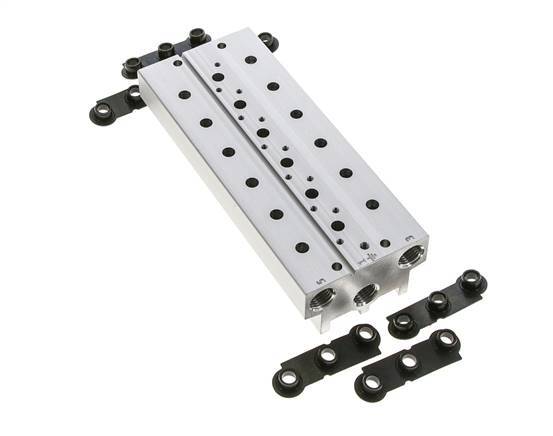 6xG1/4'' Manifold 6-Station Festo 576421 VABM-B10-20S-G14-6