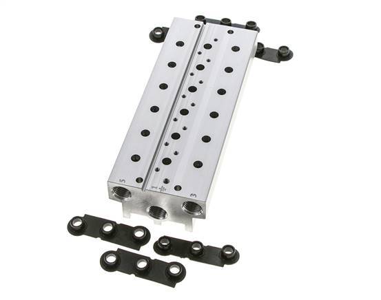 6xG1/4'' Manifold 6-Station Festo 576421 VABM-B10-20S-G14-6