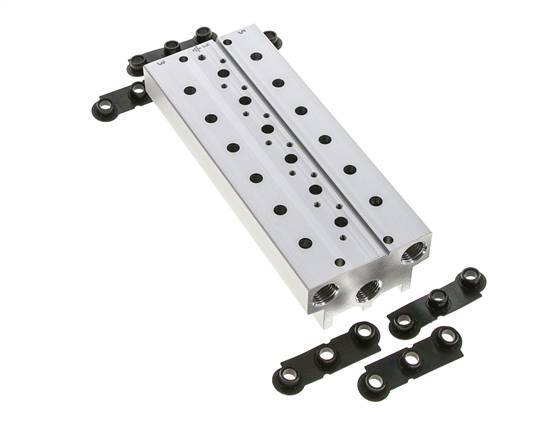 6xG1/4'' Manifold 6-Station Festo 576421 VABM-B10-20S-G14-6