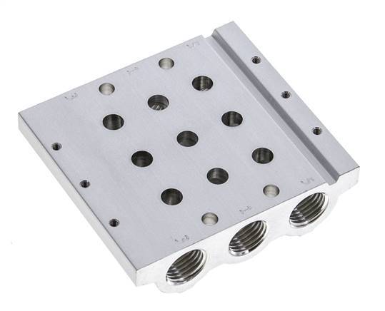 G1/4'' Manifold 3-Station Festo 566619 VABM-L1-14S-G14-3