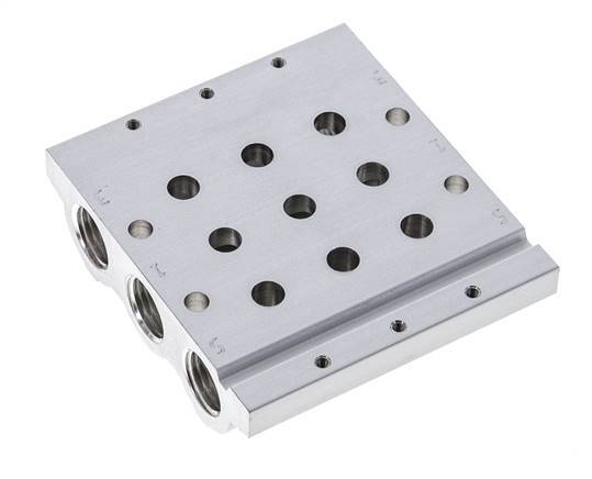 G1/4'' Manifold 3-Station Festo 566619 VABM-L1-14S-G14-3