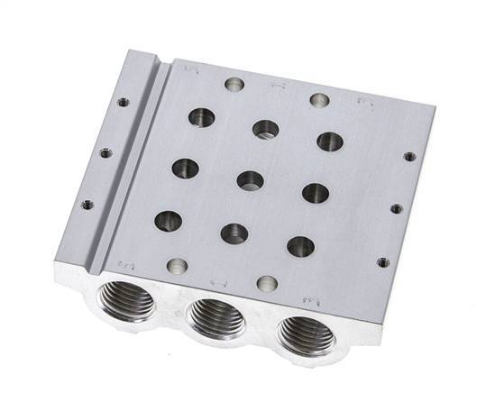 G1/4'' Manifold 3-Station Festo 566619 VABM-L1-14S-G14-3