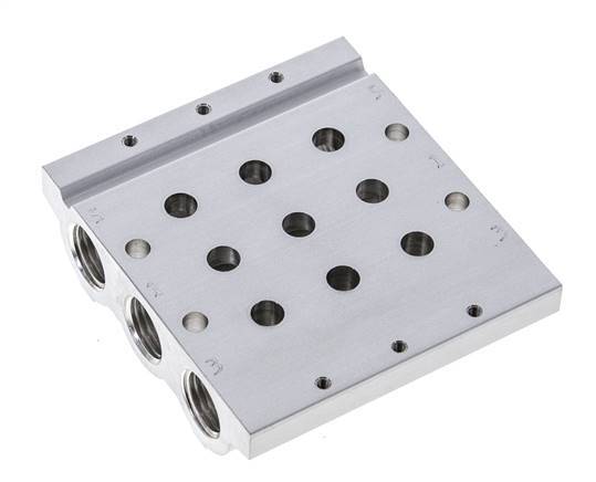 G1/4'' Manifold 3-Station Festo 566619 VABM-L1-14S-G14-3