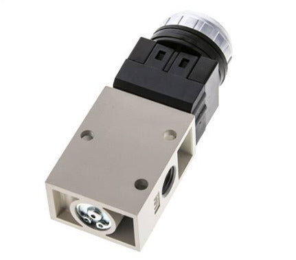 3/2 G1/4'' Push Button Valve Green 0-8bar/0-112psi YPC