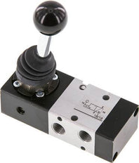 3/2 G1/8'' Detentor de válvula de palanca manual -0,95-10bar/-13,2-140psi
