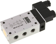 5/2 G1/4'' (G1/8'') Válvula Solenoide Piloto Externo 230V AC -0.95-10bar/-13.2-140psi Airtec