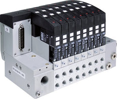 20x Terminal de válvulas neumático 24V DC 3-8bar/42-112psi Multipolar (44-pin) Airtec