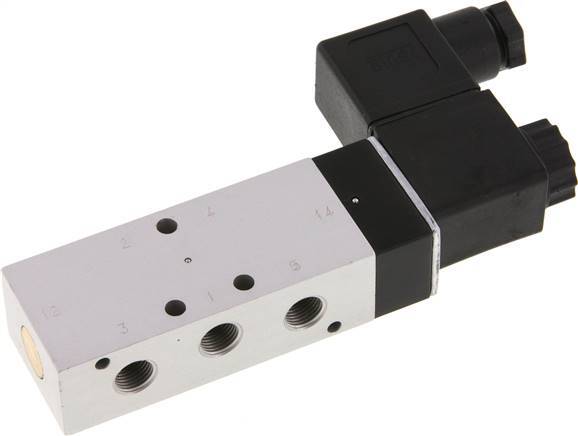 5/2 G1/8'' Solenoid Valve 230V AC 3-10bar/42-140psi Airtec