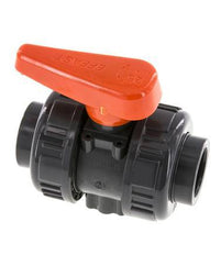 PVC 2-way Ball Valve True Union 25 mm Socket EPDM