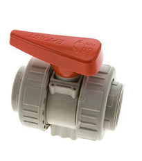 PP-H 2-way Ball Valve True Union Rp 1 1/2'' FKM