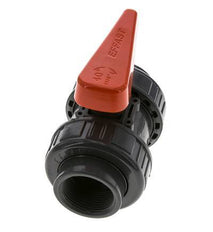 PVC 2-way Ball Valve True Union Rp 1 1/4'' EPDM