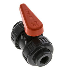 PVC 2-way Ball Valve True Union Rp 3/8'' EPDM