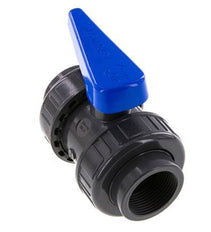 PVC 2-way Ball Valve True Union Rp 1 1/4'' EPDM
