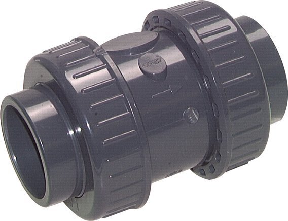 Válvula de retención de PVC 63 mm 0,012-16bar