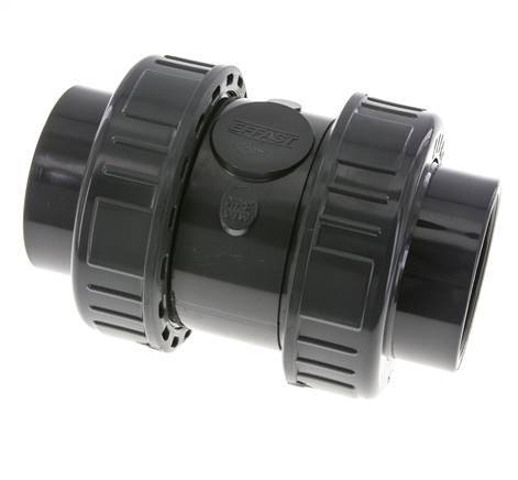 Válvula de retención de PVC 63 mm 0,012-16bar