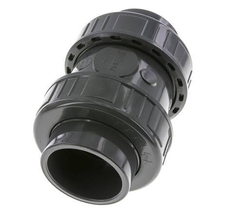 Válvula de retención de PVC 63 mm 0,012-16bar